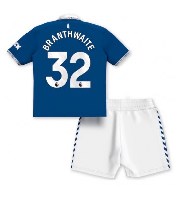 Everton Jarrad Branthwaite #32 Replika Babytøj Hjemmebanesæt Børn 2023-24 Kortærmet (+ Korte bukser)